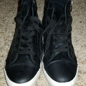 Black High Top Shoes